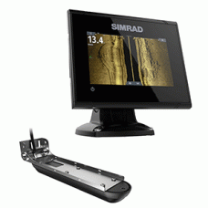 Simrad GO9 XSE Combo with Active Imaging 3-in-1 Transom Mount Transducer & C-MAP Discover